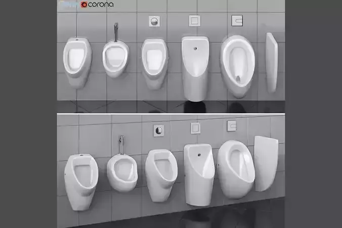 Urinals Cersanit set 74