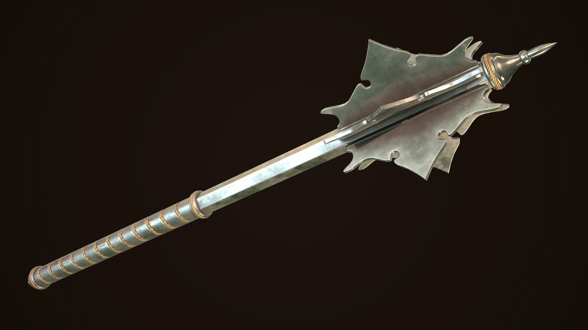 Mace 11 Low-poly 3D model_2