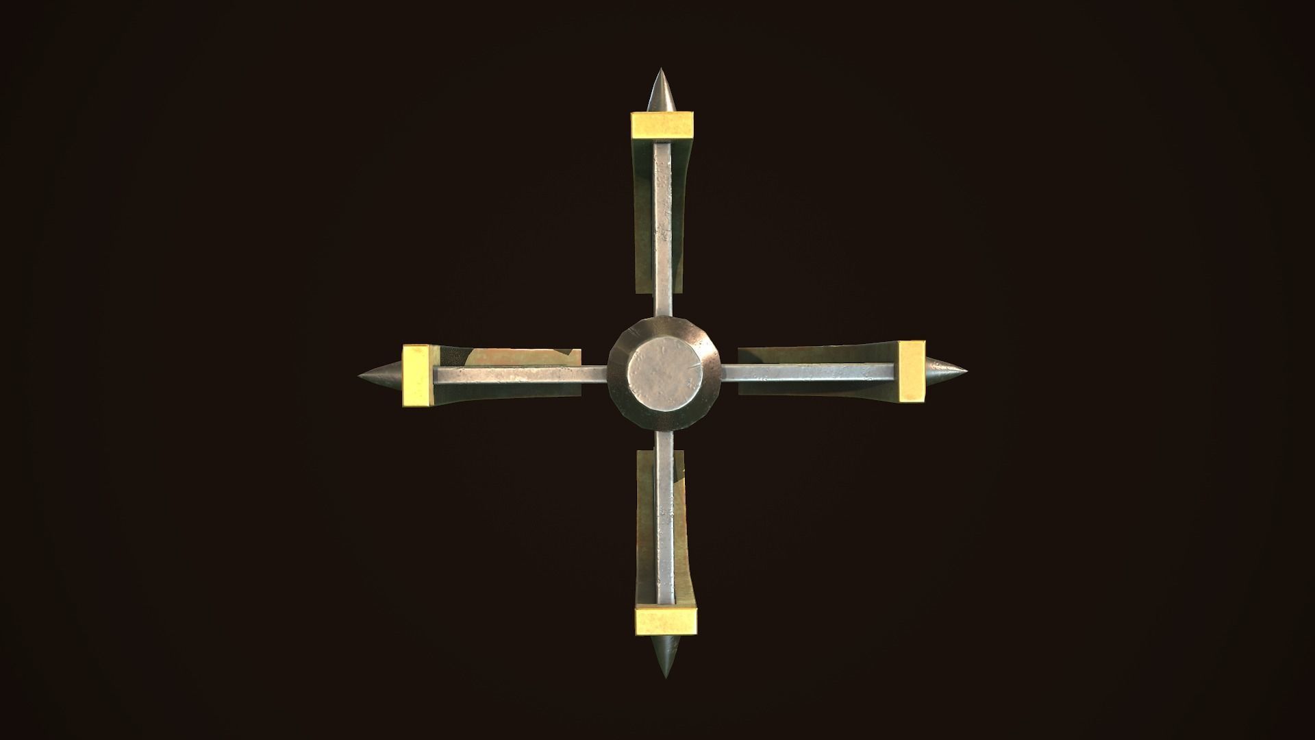 Mace 12 Low-poly 3D model_7