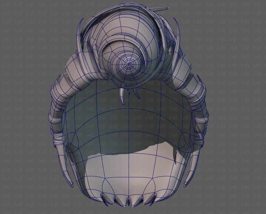 3D Hair style for boy V65 Low-poly 3D model_38