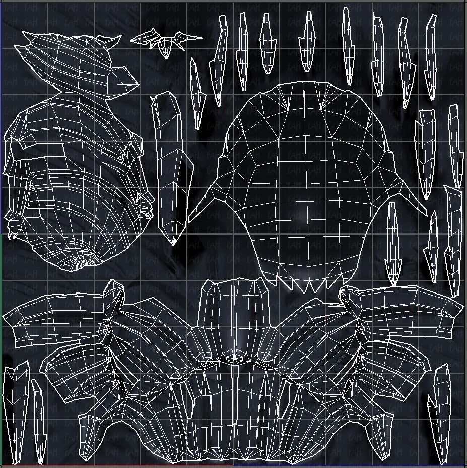 3D Hair style for boy V65 Low-poly 3D model_45