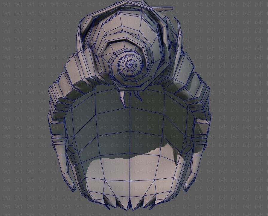 3D Hair style for boy V65 Low-poly 3D model_40