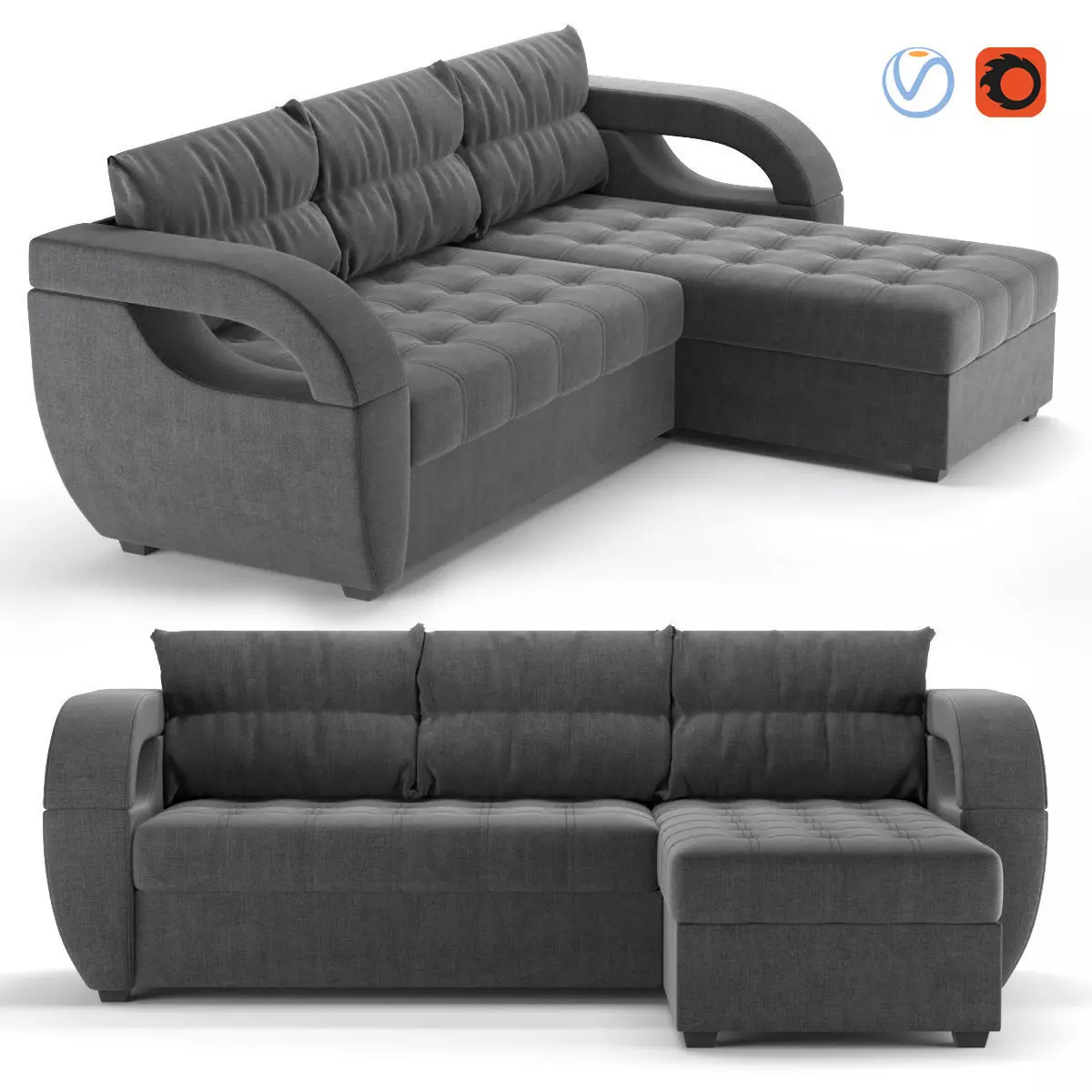Martin Sofa 3D model_0