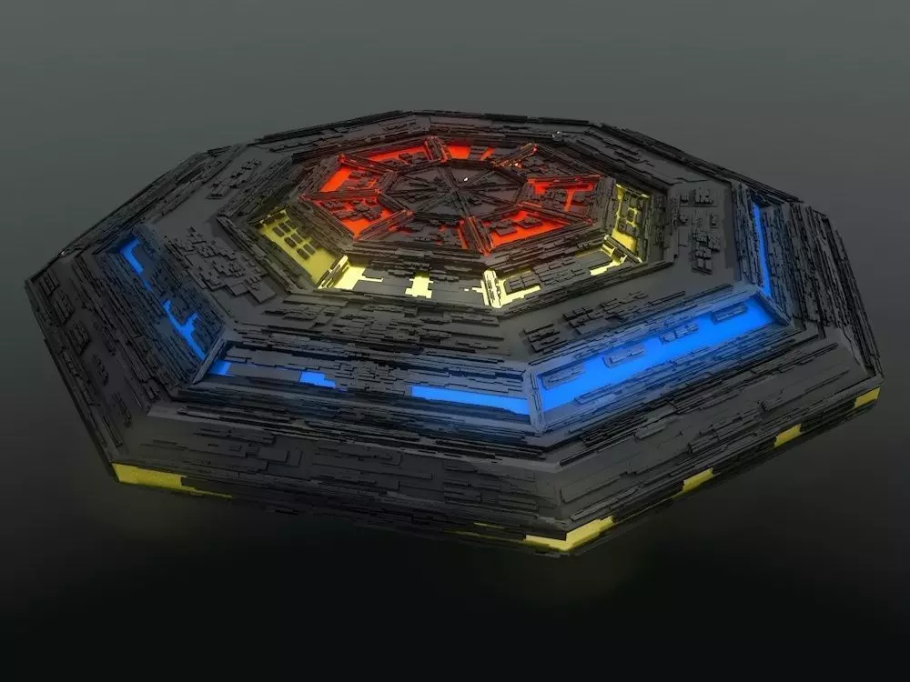 UFO  The Creeper 3D model_0