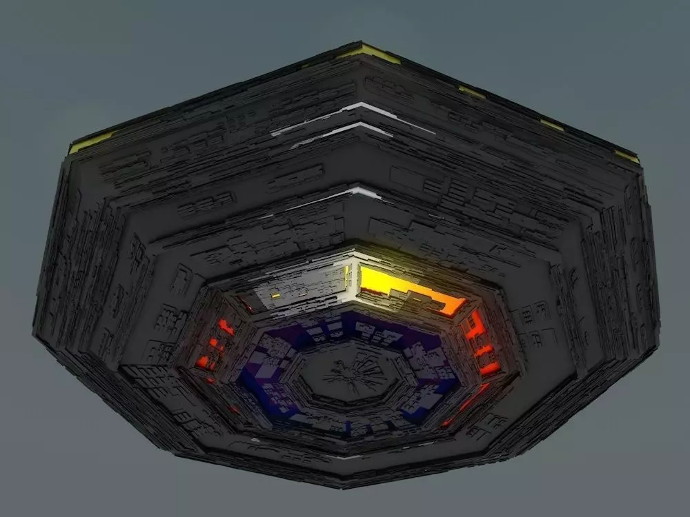 UFO  The Creeper 3D model_1