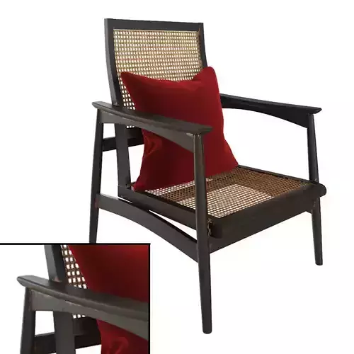 wooden arm chair