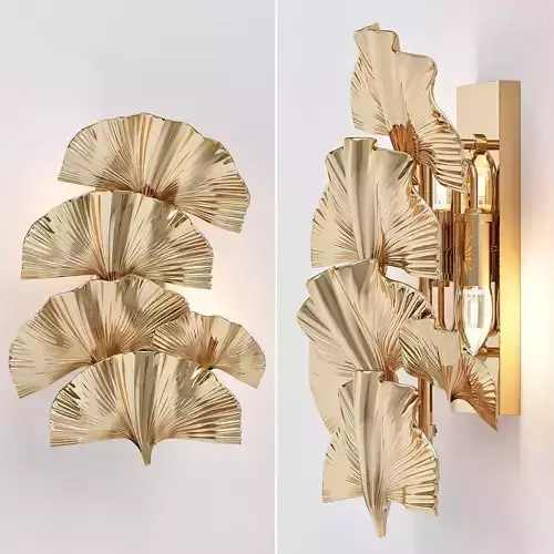Olivier set of four fans 3D model