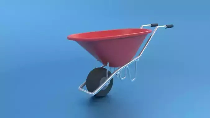 Low Poly Wheel Borrow