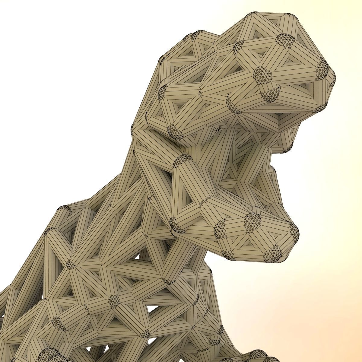 T-Rex Tyrannosaurus 3D print model_4