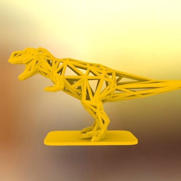 T-Rex Tyrannosaurus 3D print model_42