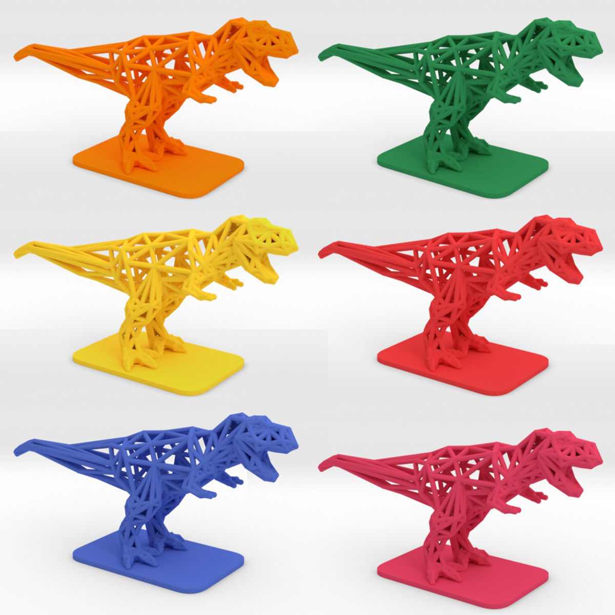 T-Rex Tyrannosaurus 3D print model_5
