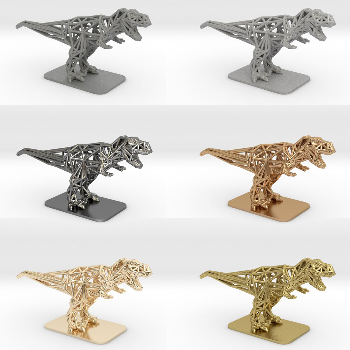 T-Rex Tyrannosaurus 3D print model_6