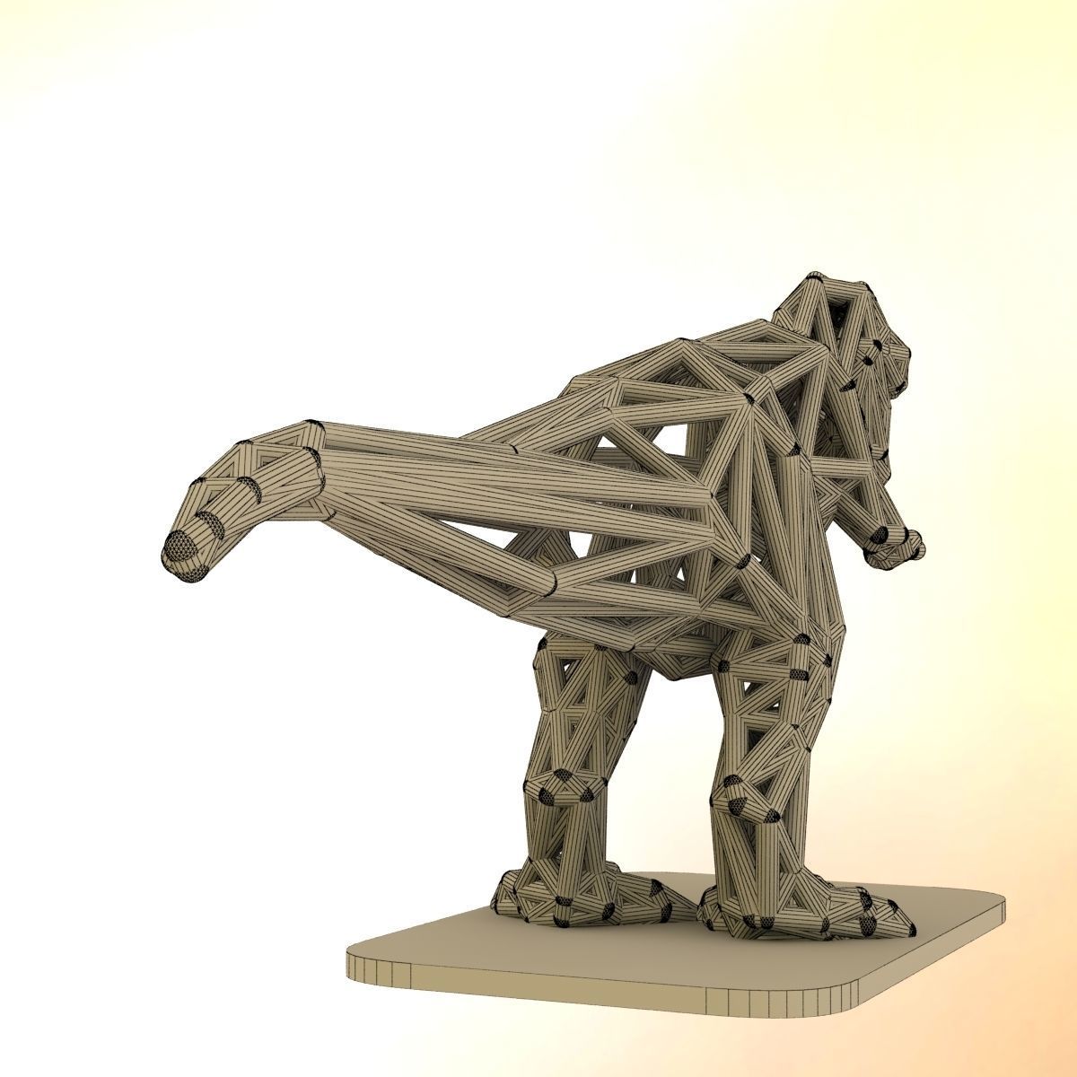 T-Rex Tyrannosaurus 3D print model_11