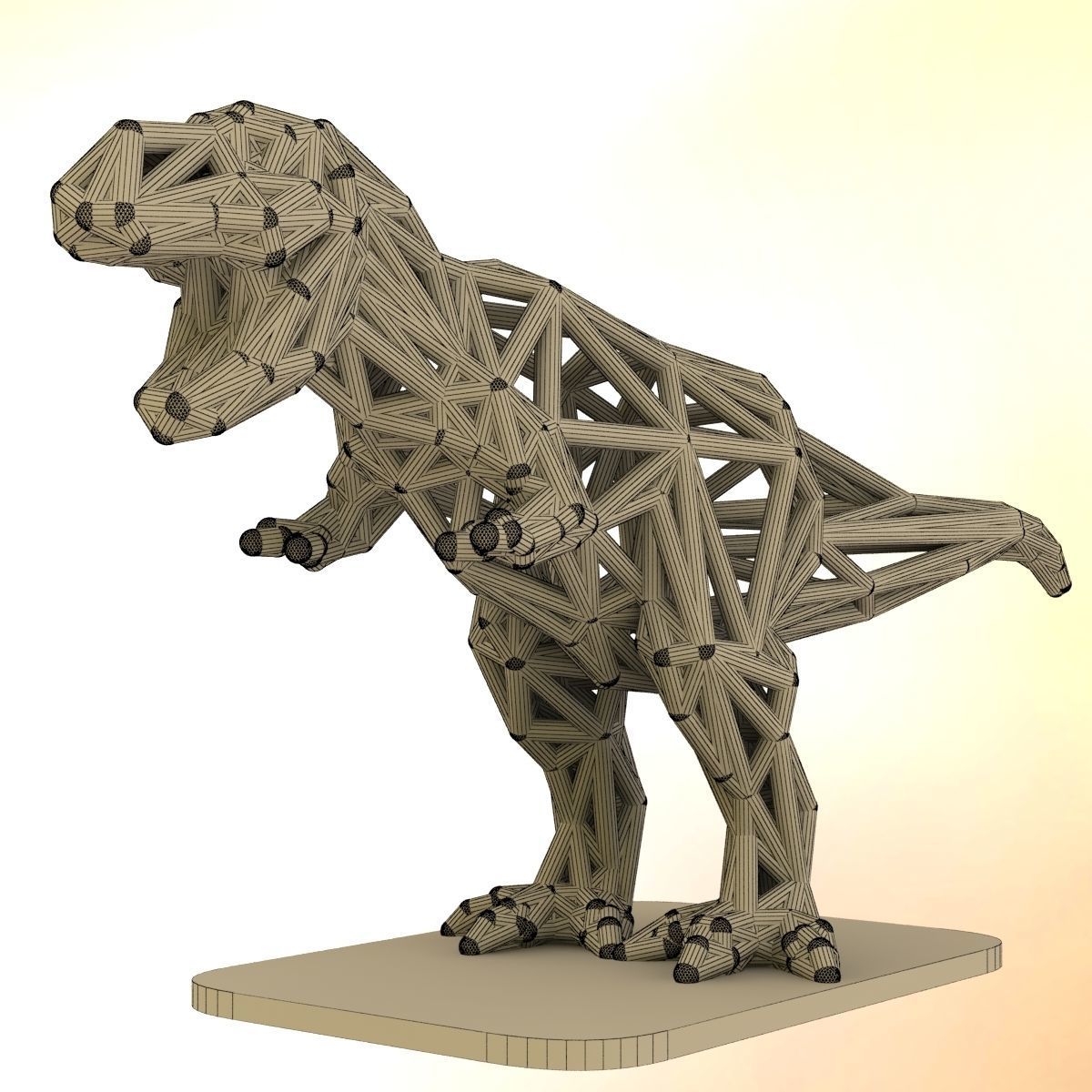 T-Rex Tyrannosaurus 3D print model_2