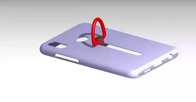 Smartphone Case for Huawei p20 lite with holding ring Free 3D print model