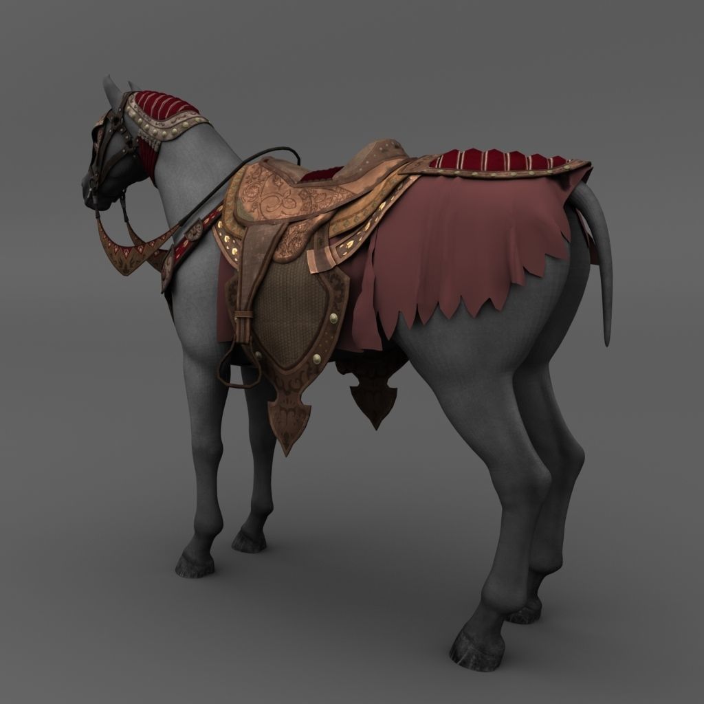 War horse 3D model_2
