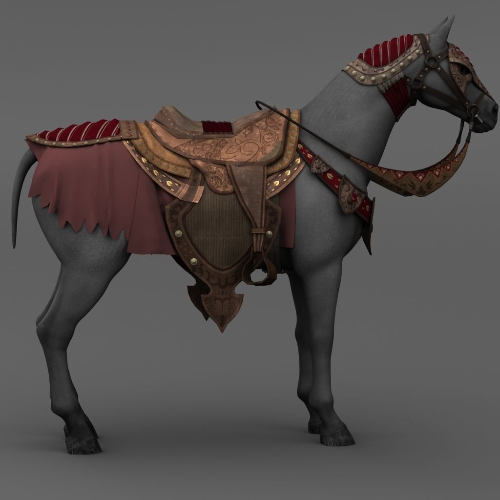 War horse 3D model_4