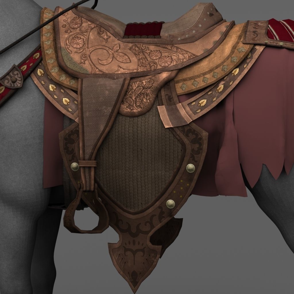 War horse 3D model_9