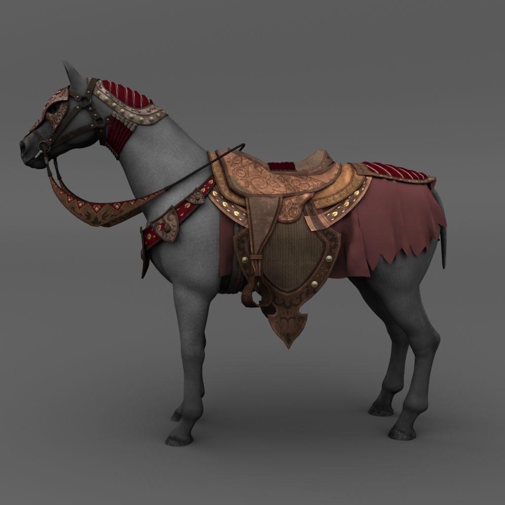 War horse 3D model_1