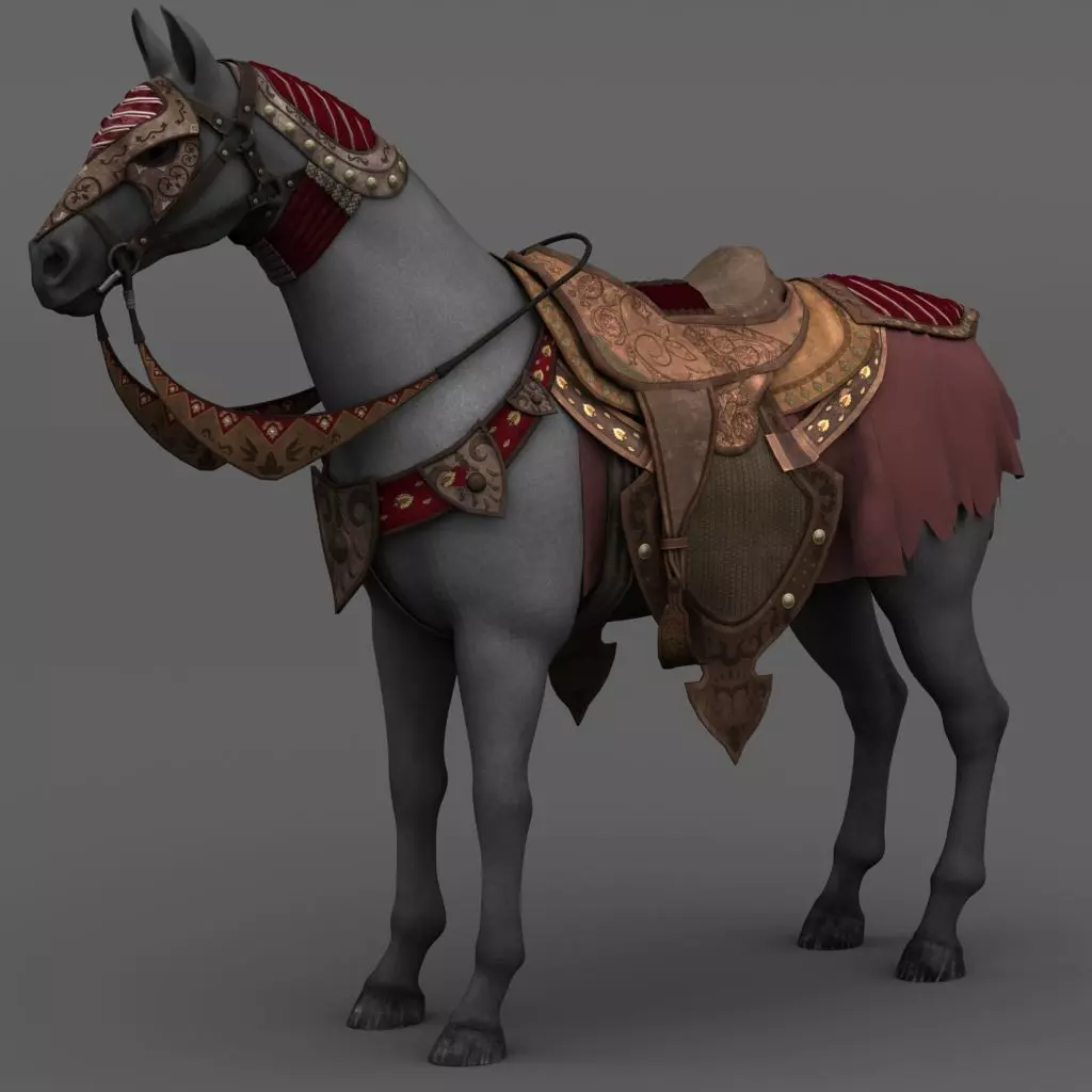 War horse 3D model_0