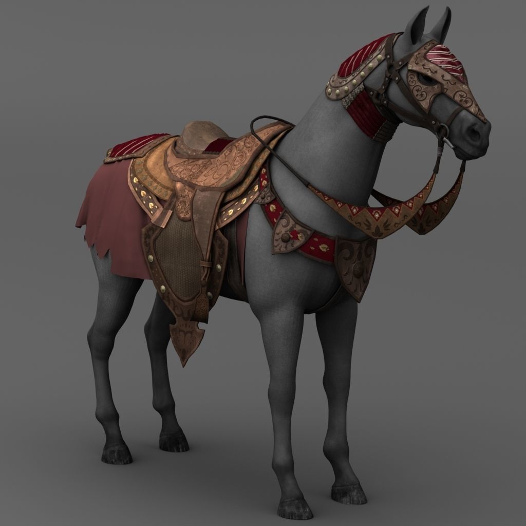 War horse 3D model_5