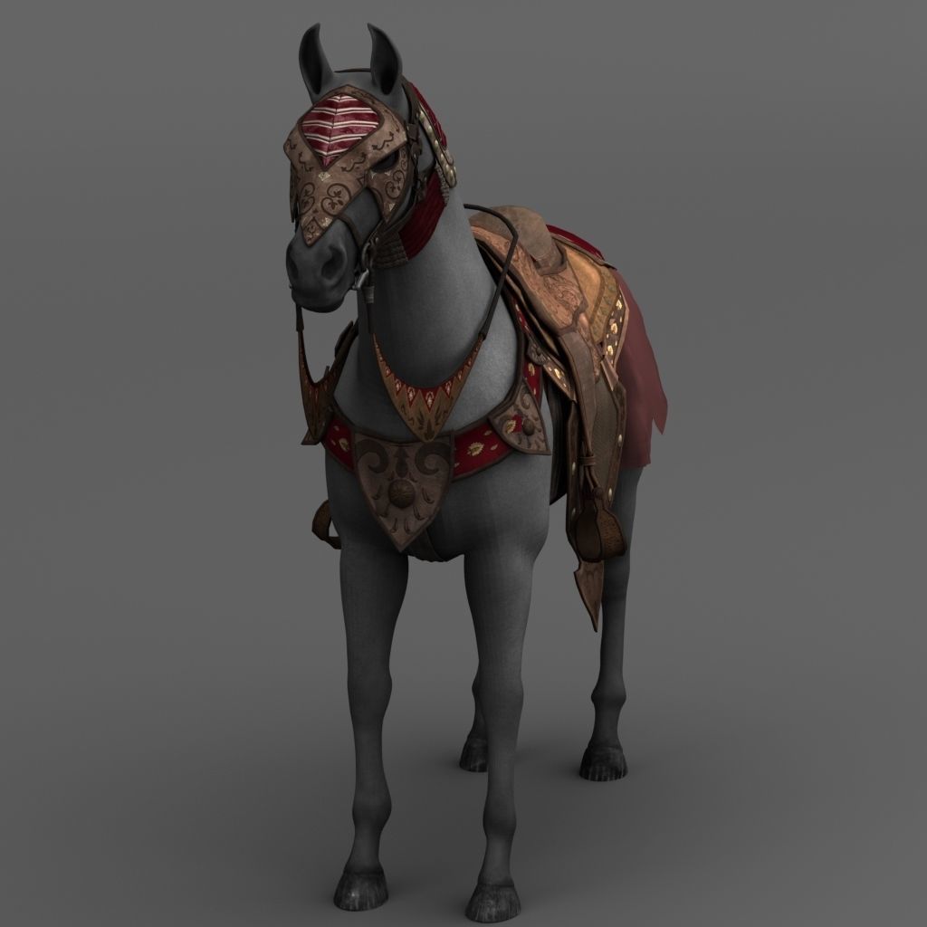 War horse 3D model_6