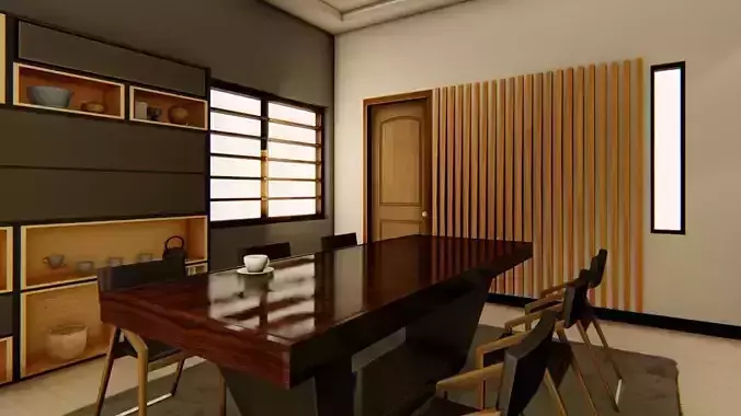 Modern style dining room