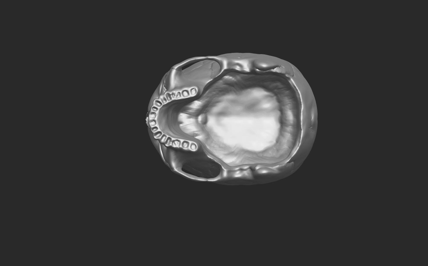 Skull cup or goblet for 3D printing 3D print model_5