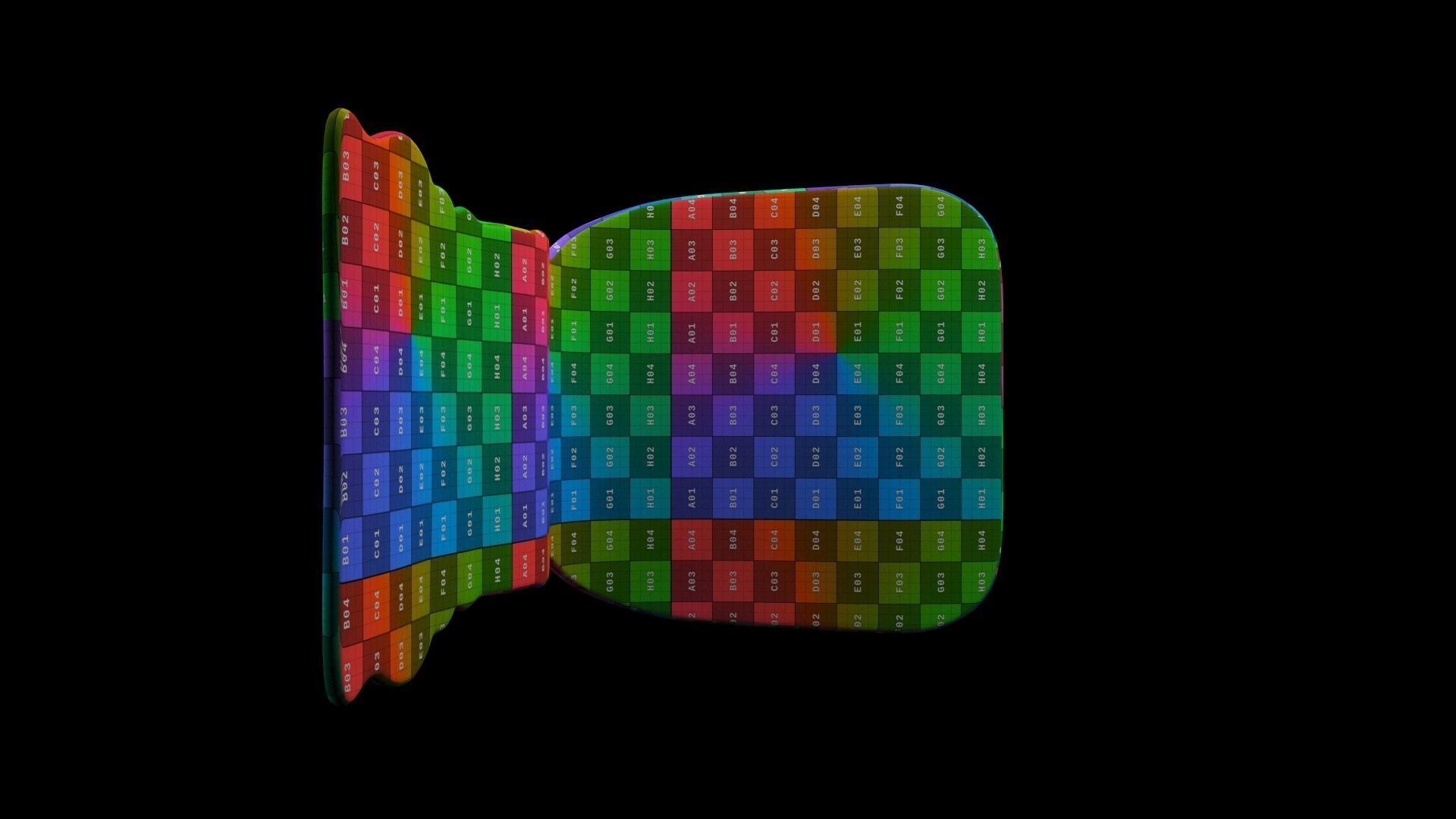 Fornasetti Capitello Corinzio and Jonico Chair Low-poly 3D model_30