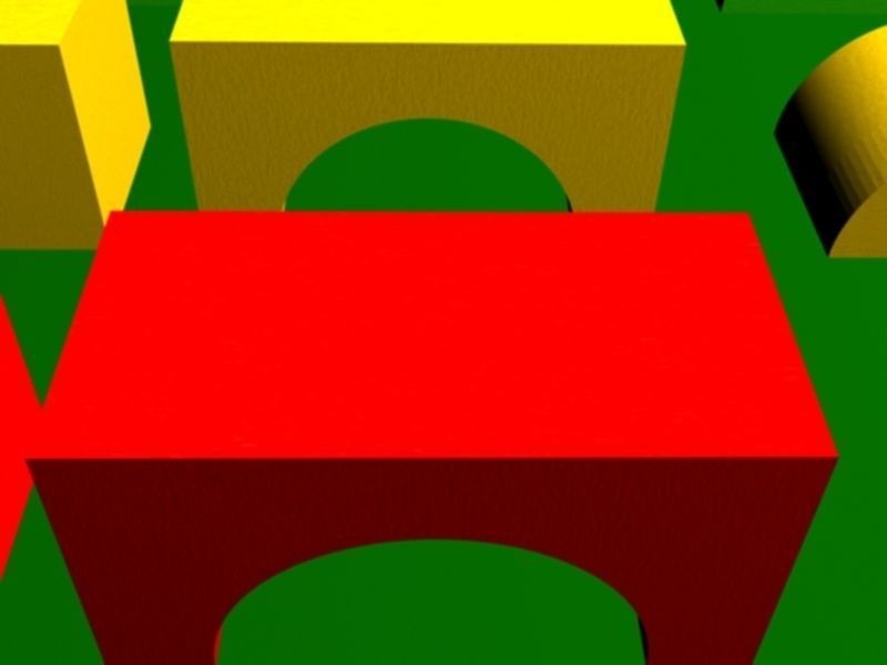 Building Blocks Low-poly 3D model_1