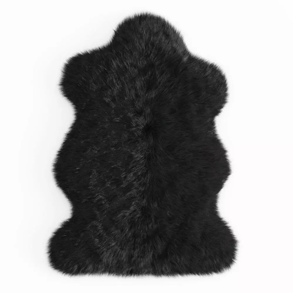 Forsyth New Zealand Sheepskin Fur Black 3D model_0