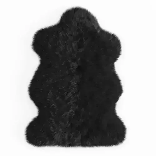 Forsyth New Zealand Sheepskin Fur Black