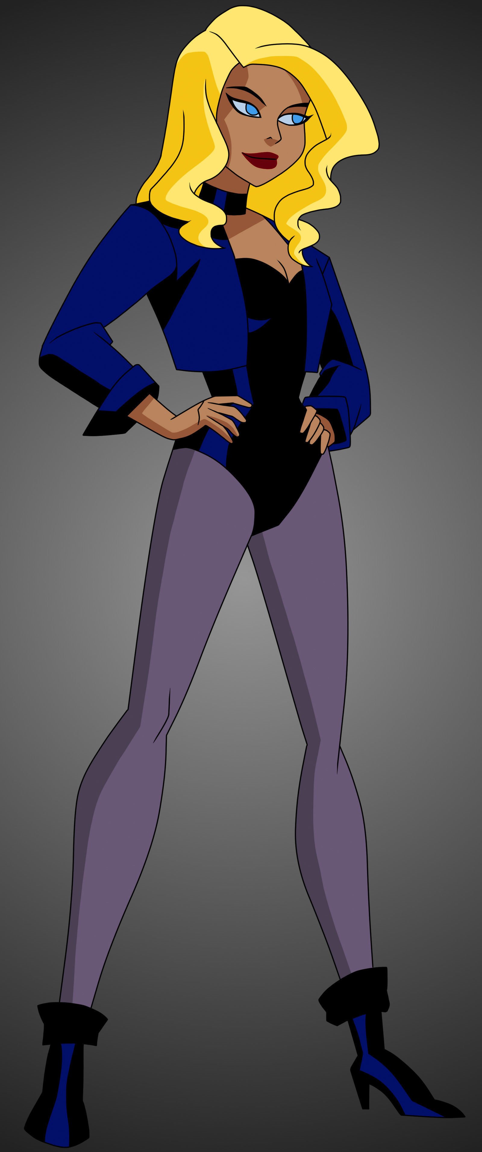 Black Canary Toon - Justice League Unlimited - DCAU 3D model_12