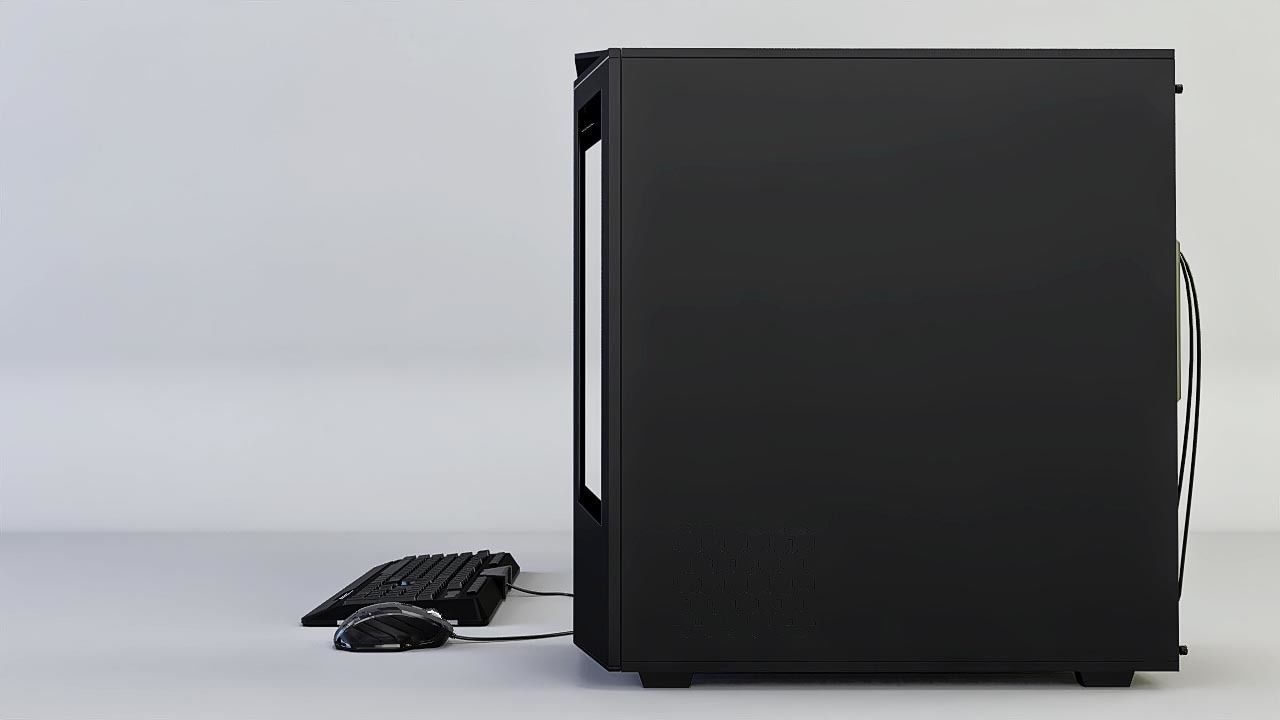 Gaming Desktop PC 3D model_2