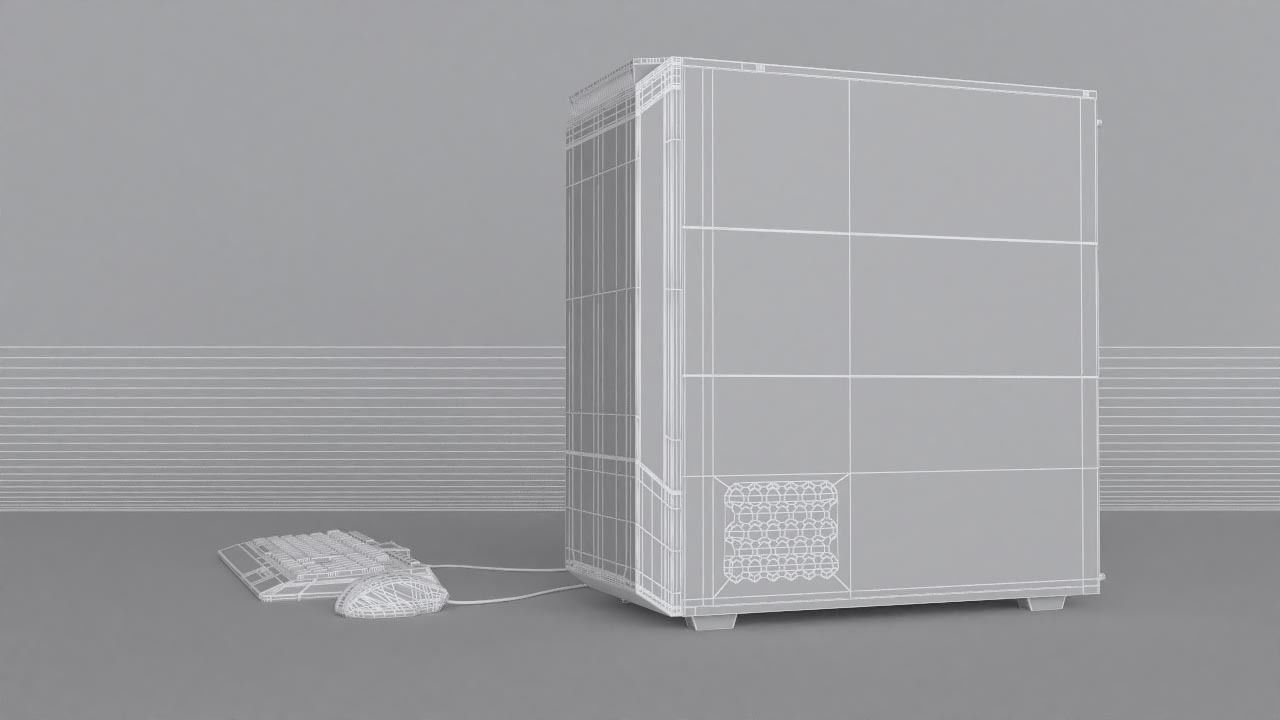 Gaming Desktop PC 3D model_12