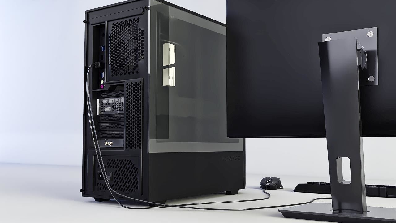 Gaming Desktop PC 3D model_9