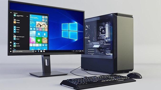 Gaming Desktop PC 3D model
