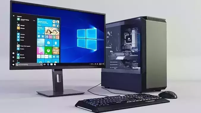 Gaming Desktop PC 3D model