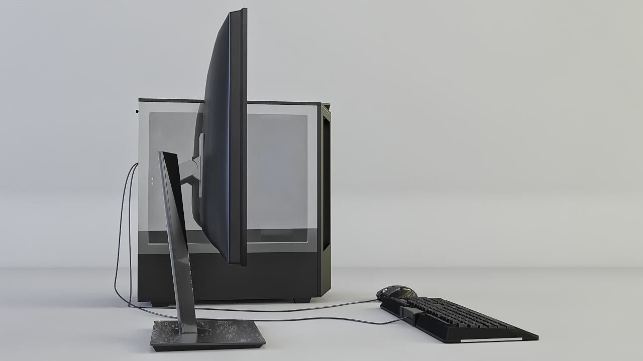 Gaming Desktop PC 3D model_4