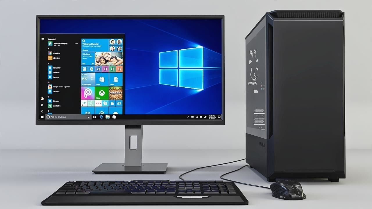 Gaming Desktop PC 3D model_1