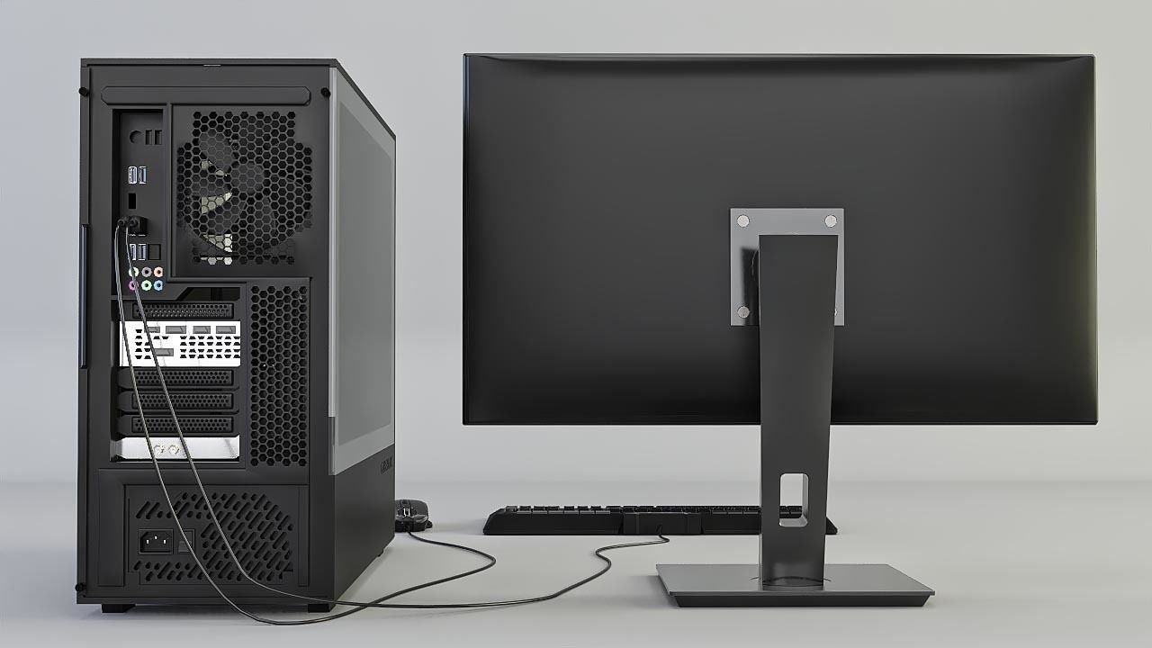 Gaming Desktop PC 3D model_3