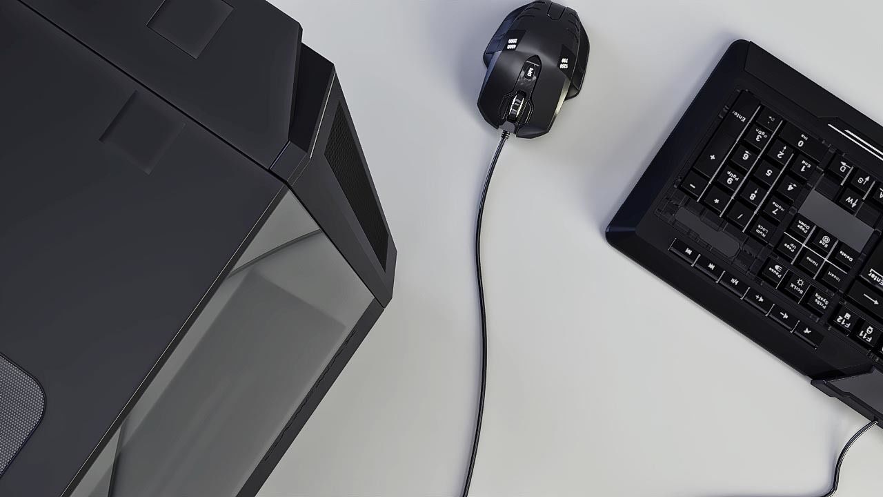 Gaming Desktop PC 3D model_10