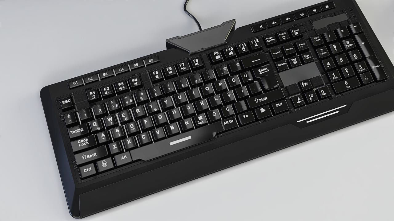 Gaming Desktop PC 3D model_5