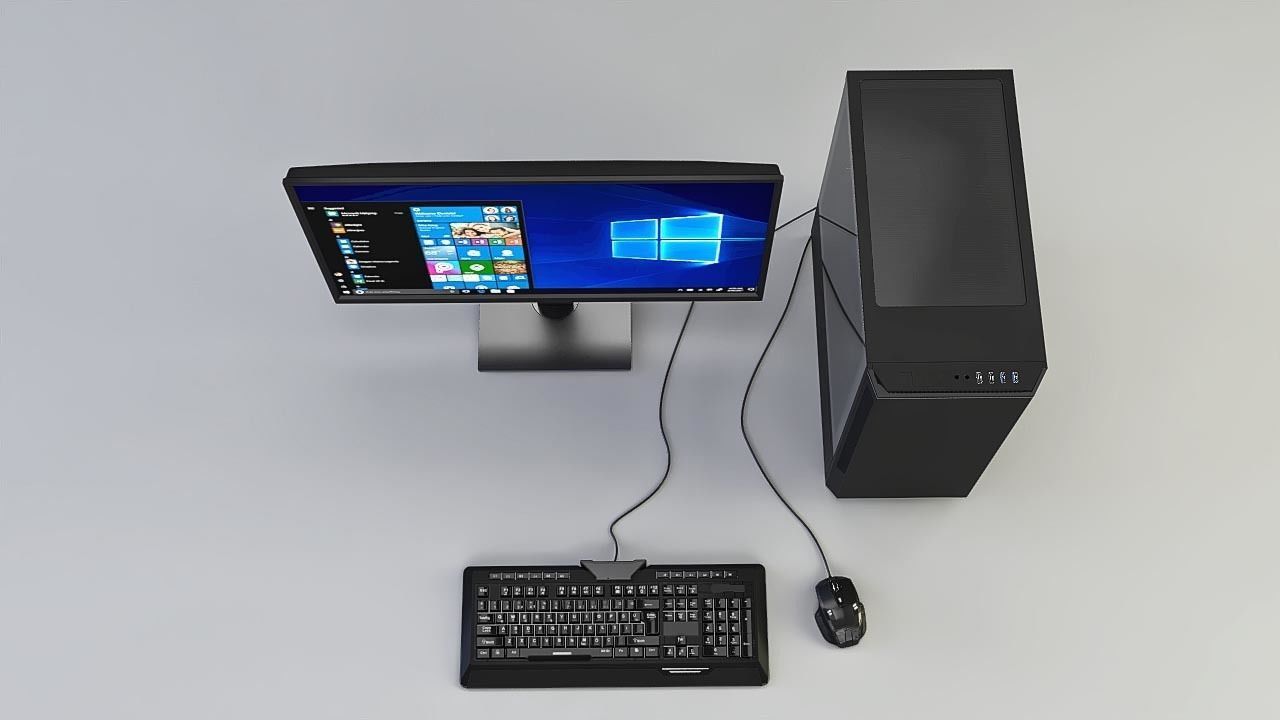 Gaming Desktop PC 3D model_8