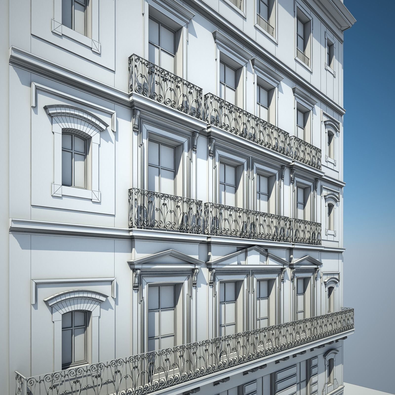 Old Building V 3D model_12