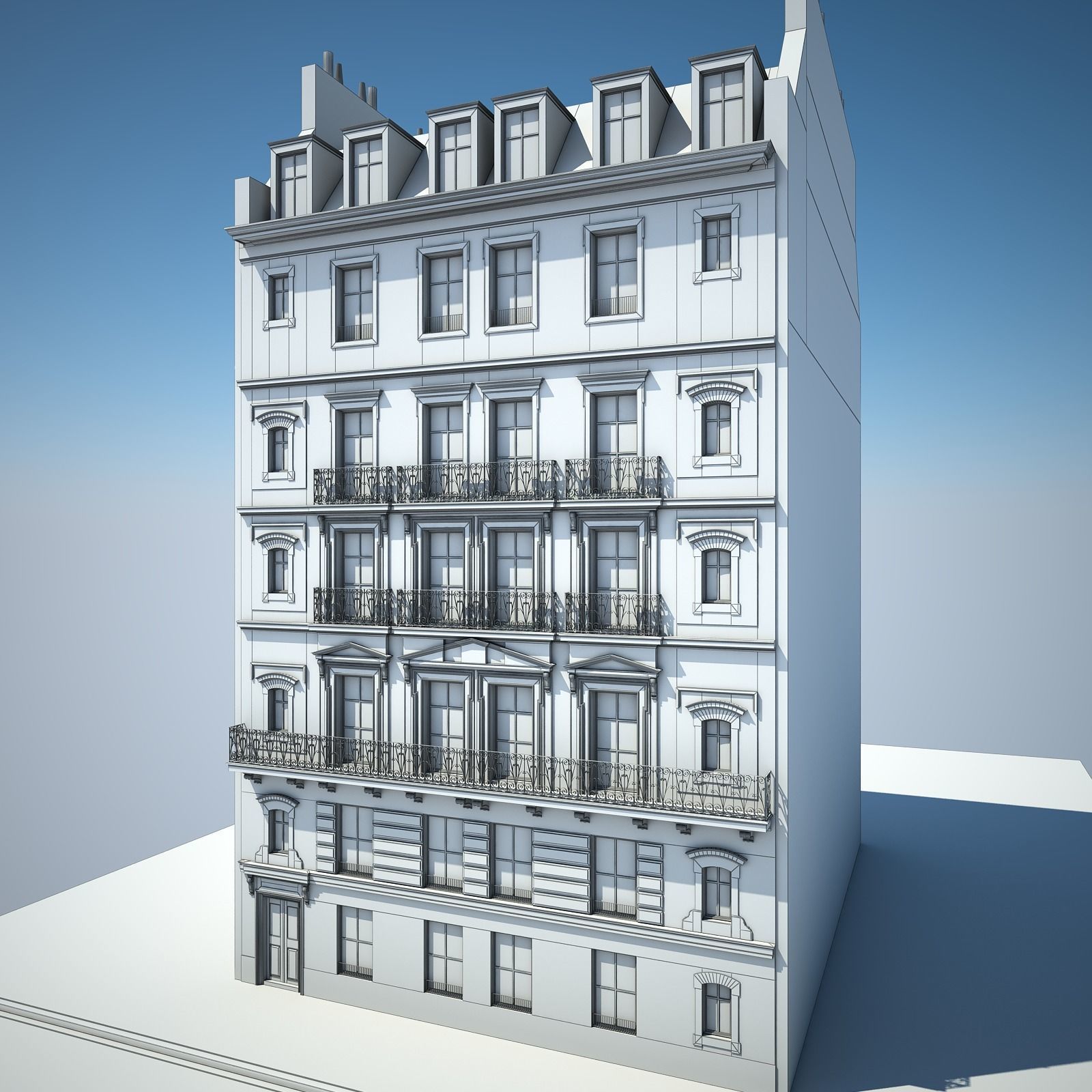 Old Building V 3D model_14