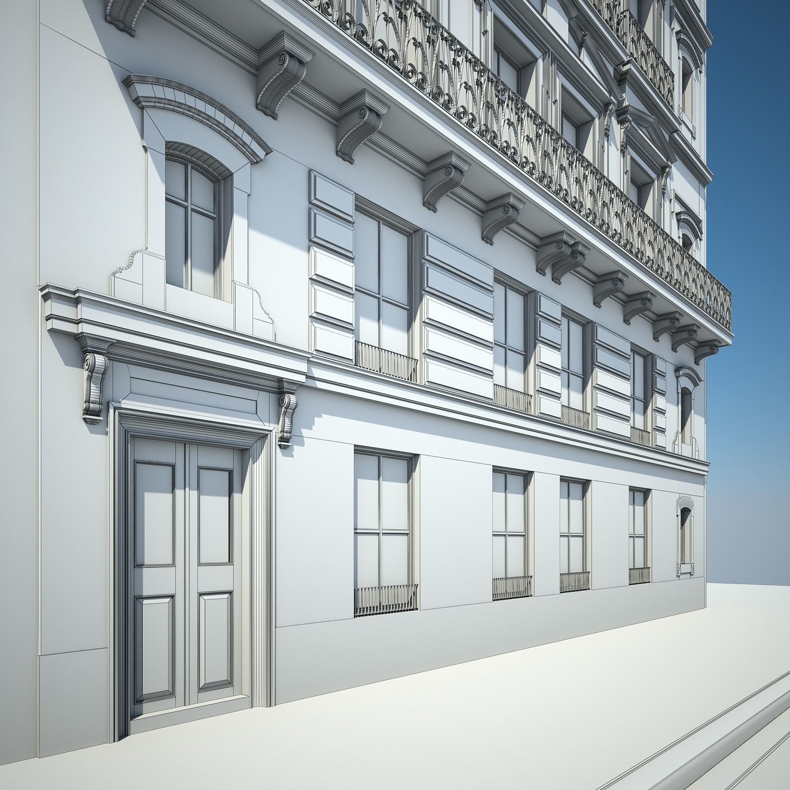 Old Building V 3D model_11