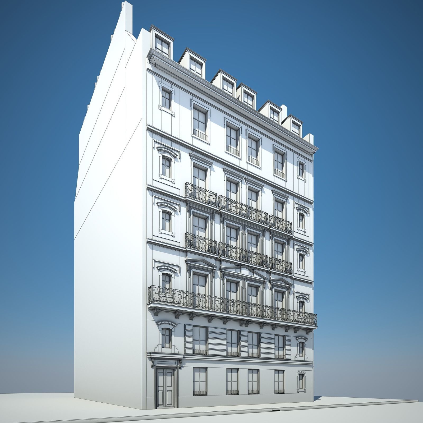 Old Building V 3D model_10
