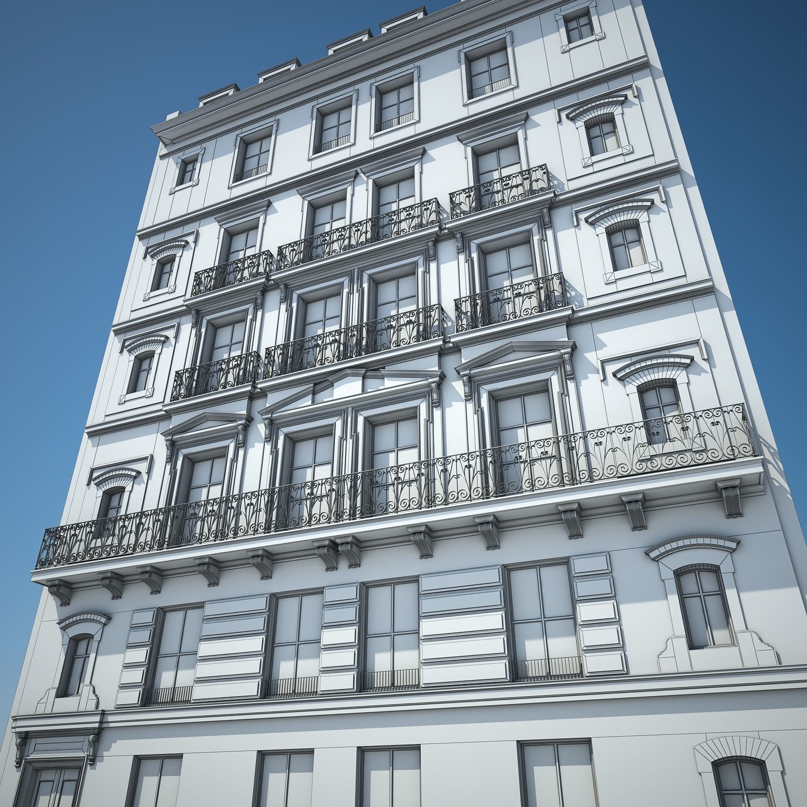 Old Building V 3D model_8