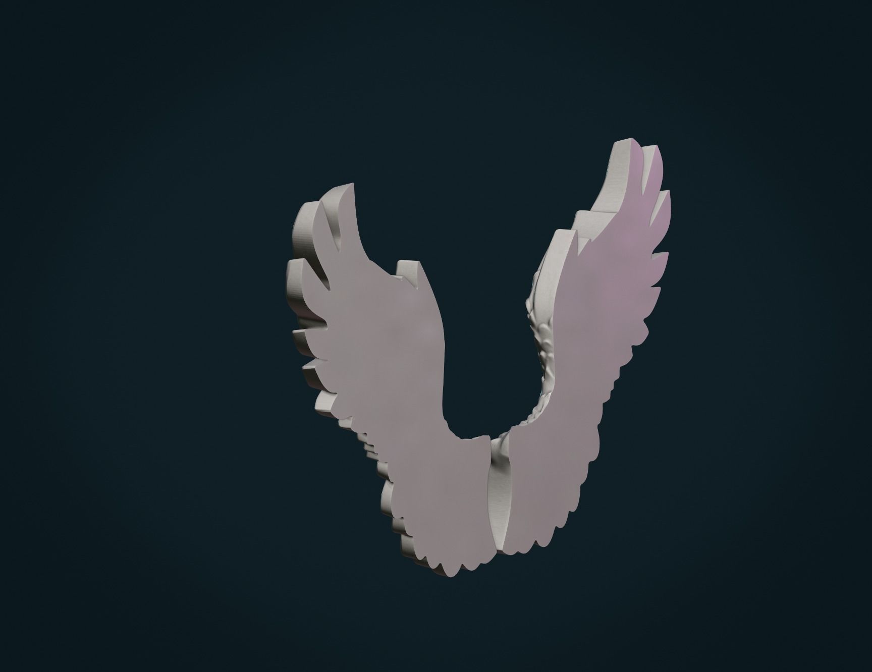 Wings Relief 3D print model_11